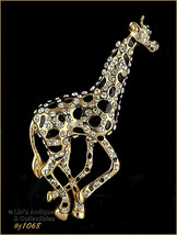 Signed Eisenberg Ice Giraffe Pin Brooch (#J1068) - £63.27 GBP