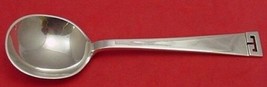 Chinese Key by Allan Adler Sterling Silver Cream Soup Spoon 6 1/8&quot; Modernism - £124.74 GBP