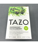 EXP Tazo Peppermint Huckleberry Green Tea w Lemongrass Spearmint Lime 20... - $265.21 MXN
