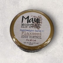 1 x Maui Moisture Hair Styling Lightweight Curls Flaxseed Edge Control, 3oz - £31.31 GBP