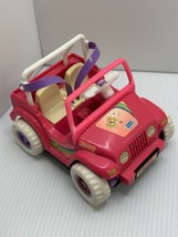 Barbie Little Sister Mattel Kelly Skipper Power Wheels Jeep Pink Vintage... - $12.99