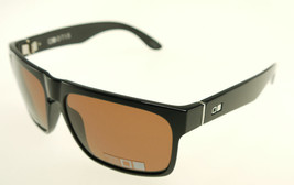 OTIS LAST NIGHT Black / Copper Polarized Mineral Glass Sunglasses 81-1308PP 58mm - £151.11 GBP