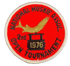Hayward Lakes Muskies Tournament Patch 2nd Annual Unused 1976 Fishing WI Vintage - £34.81 GBP