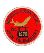 Hayward Lakes Muskies Tournament Patch 2nd Annual Unused 1976 Fishing WI... - £34.25 GBP
