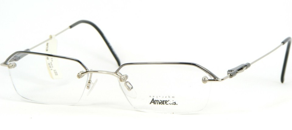 Amaretta by Argenta 595 003 SILVER /GUNMETAL EYEGLASSES GLASSES FRAME 51... - $58.50