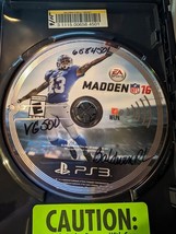 Madden NFL 16 (Sony PlayStation 3, 2015)  DISC ONLY  VG - $3.47