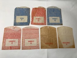 Vintage Marx Playset Bags Lot - £22.93 GBP