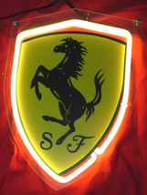 Brand New Ferrari European Auto Beer Bar Neon Light Sign 11&quot;x9&quot; [High Qu... - £58.13 GBP