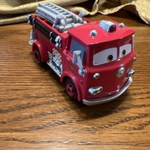 Disney Pixar Cars Toons Rescue Squad Mater Die Cast Red Fire Truck - £15.65 GBP