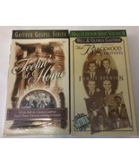 Gaither Gospel VHS Tape lot of 2 Feelin&#39; At Home &amp; Family Reunion Blackw... - £11.83 GBP