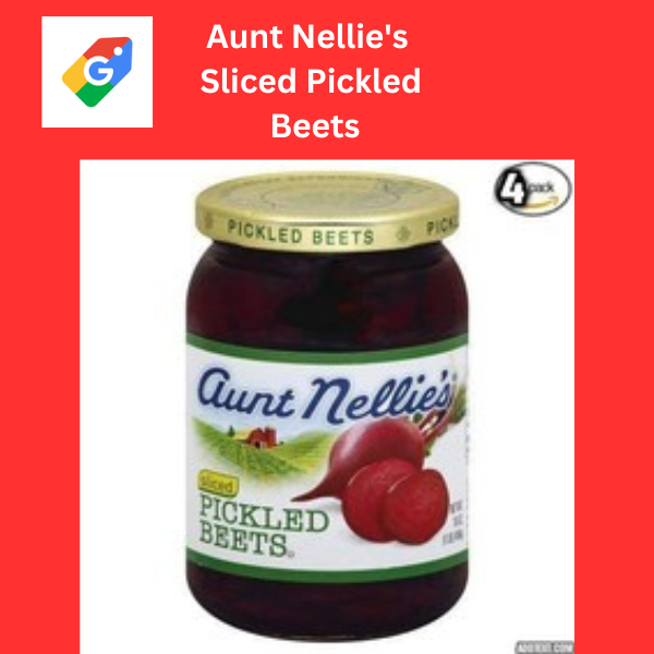 Aunt Nellie's Sliced Pickled Beets, 16 oz (Pack of 4) Glass Jars - $16.26