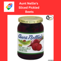 Aunt Nellie&#39;s Sliced Pickled Beets, 16 oz (Pack of 4) Glass Jars - £12.92 GBP