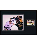 Nathan Horton FIGHT Signed Framed 11x17 Photo Display Bruins  - £50.83 GBP