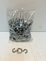 50 Standard Trapping Swivels with J Hooks (Trapping Supplies Trap Fastener) - £21.13 GBP