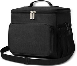 Lunch Bag, 12L Insulated Lunch Bag with Adjustable 9.06&quot;D x 7.09&quot;W x 9.06&quot;H - $22.01