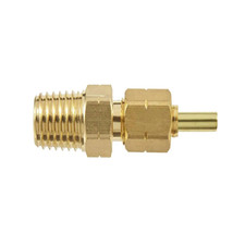 Everbilt 3/8 in. Compression x 1/2 in. MIP Brass Adapter Fitting LFA-124 - $19.99