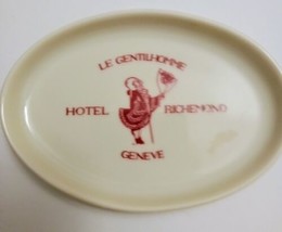 Vintage Hotel Richemond Porcelain Coin/Jewelry Tray - $29.70