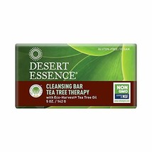 Desert Essence Bar Soaps Tea Tree Therapy Bar Soap 5 oz - £7.26 GBP