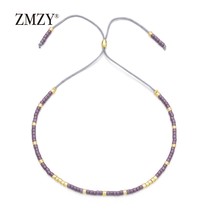 ZMZY Boho Multicolor Miyuki Bracelets for Women Cute Mini Delica Beads Bracelet  - £10.49 GBP