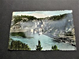 Trollhattan Canal, Part from new Floodgates, Sweden– 1950s Hand Colored RPPC. - £5.97 GBP