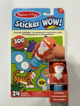 Melissa &amp; Doug On the Go 300 Stickers WOW Stamper &amp; Activity Pad 24 Page... - £6.27 GBP
