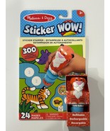 Melissa &amp; Doug On the Go 300 Stickers WOW Stamper &amp; Activity Pad 24 Page... - £6.15 GBP