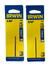 Irwin 63305  5/64&quot; Cobalt Drill Bit  Pack 2 - £12.55 GBP