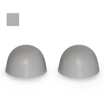 Briggs Color Replacement Plastic Toilet Bolt Caps - Set of 2 - Royal Silver - £27.39 GBP