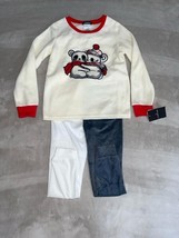 LOT of 1 Cuddl Duds Kiola Bears Graphic Long Sleeve 6/6x &amp; 1 Grey and White - $15.99