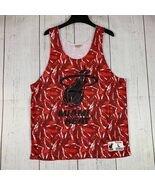 Miami Heat NBA Large Mitchell &amp; Ness Reversible Jersey Shirt Red - $69.79 CAD