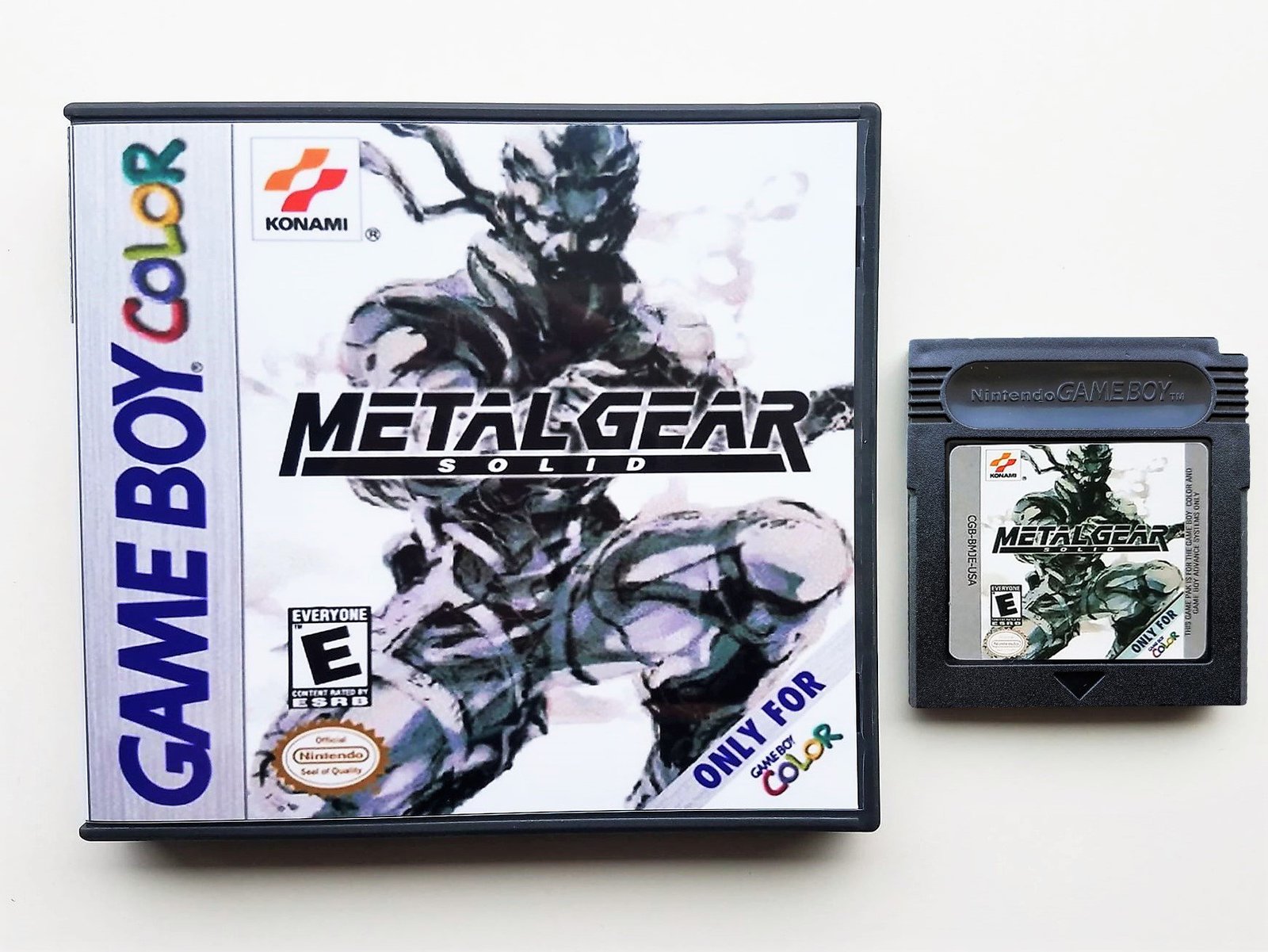 Metal Gear Solid Custom Case / Game - Gameboy Color (GBC) USA Seller