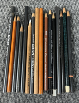 Vtg Charcoal Pencil Lot Grumbacher Generals Faber Castell Ebony White ot... - £12.81 GBP