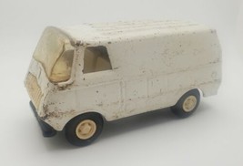 Vintage Tonka Mini 5&quot; Pressed Steel White Van - $16.63