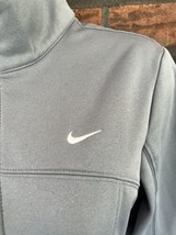 Nike Therma-Fit Jacket Small Long Sleeve Full Zip Pockets Drawstring Gra... - $146.96 MXN