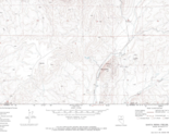 Santa Renia Fields, Nevada 1970 Vintage USGS Topo Map 7.5 Quadrangle Top... - $25.99