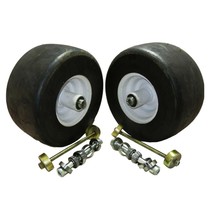 (2) FRONT SOLID TIRE ASSEMBLY PUNCTURE PROOF NO FLAT 13X6.5X6 FITS TORO ... - $299.95