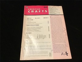 Creative Crafts Magazine August 1971 SummerTime Candles, Silk Screen - £3.95 GBP