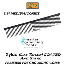 Master Grooming Tools Xylac (Like Teflon) Pet MEDIUM/COARSE Greyhound Style Comb - £15.79 GBP