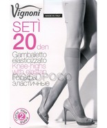 2 Paare Von Kniestrümpfe Höhle 20 Geld Elastisch Damen Vignoni Setì 20 S... - $3.55 CAD