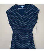 Draper James Blue Dress with Pink and Green Floral Design - $504.21 MXN