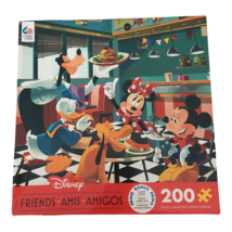 Disney Friends Jigsaw Puzzle Ceaco 200 Pieces Mickey Mouse Minnie Donald... - $14.99