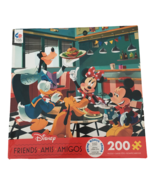 Disney Friends Jigsaw Puzzle Ceaco 200 Pieces Mickey Mouse Minnie Donald... - £11.84 GBP