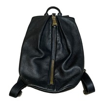 Aimee Kestenberg Tamitha Backpack Black Soft Pebbled Leather Adj Shoulder Strap. - £47.15 GBP