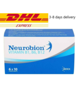 10 X Vitamin B1, B6,B12 NEUROBION Nerve Relief Numbness Tingling 60S EXP... - $302.12 CAD