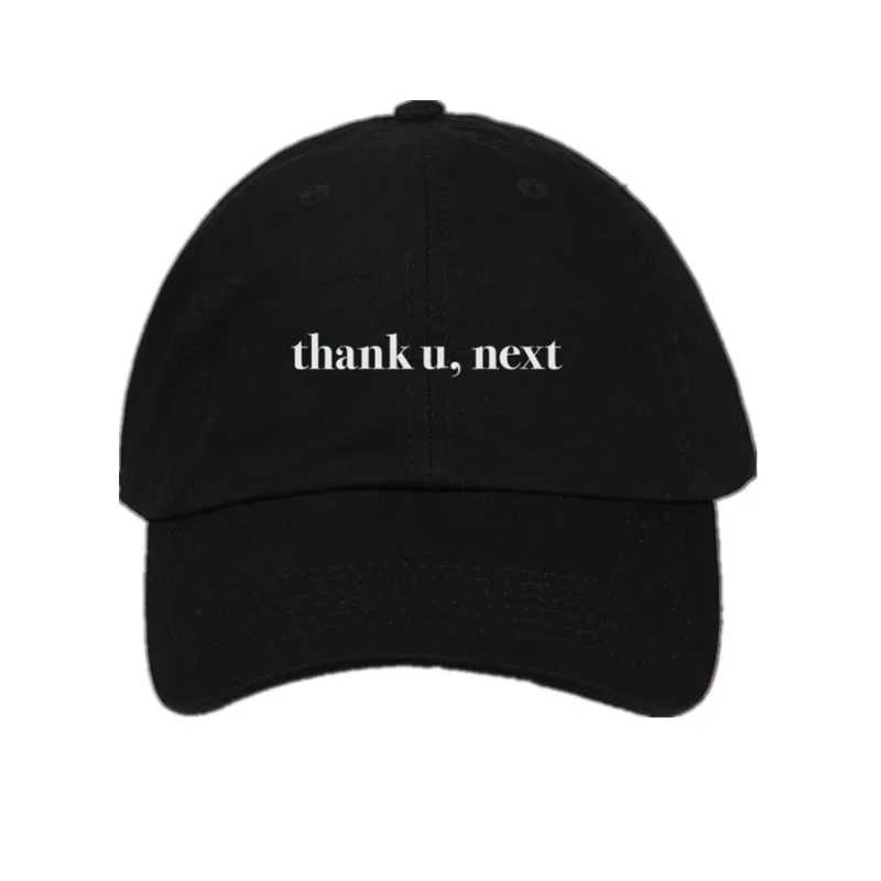 Letter Thank U,Next Baseball Caps  Embroidery Dad Hat Unisex Women Man Hats Late - £83.83 GBP