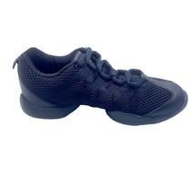 Bloch Criss Cross Black Dance Sneakers Mesh Size 6.5 Split Sole Hip Hop - £32.95 GBP