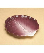 Lg. Red Cabbage Plate Collectible Vegetable Ceramic Glass Platter Dish - $32.81 CAD