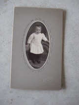 Early 1900s Small Child Photograph Matted by Erb&#39;s Studio Boyertown PA - £12.39 GBP