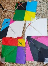 Paper Kite PATANG Stranded Size Multi Color Indian Kite  Pack Of 30 - £34.47 GBP