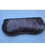 Vintage USSR Soviet Russian spectacles glasses case marbled brown plastic - €15,37 EUR